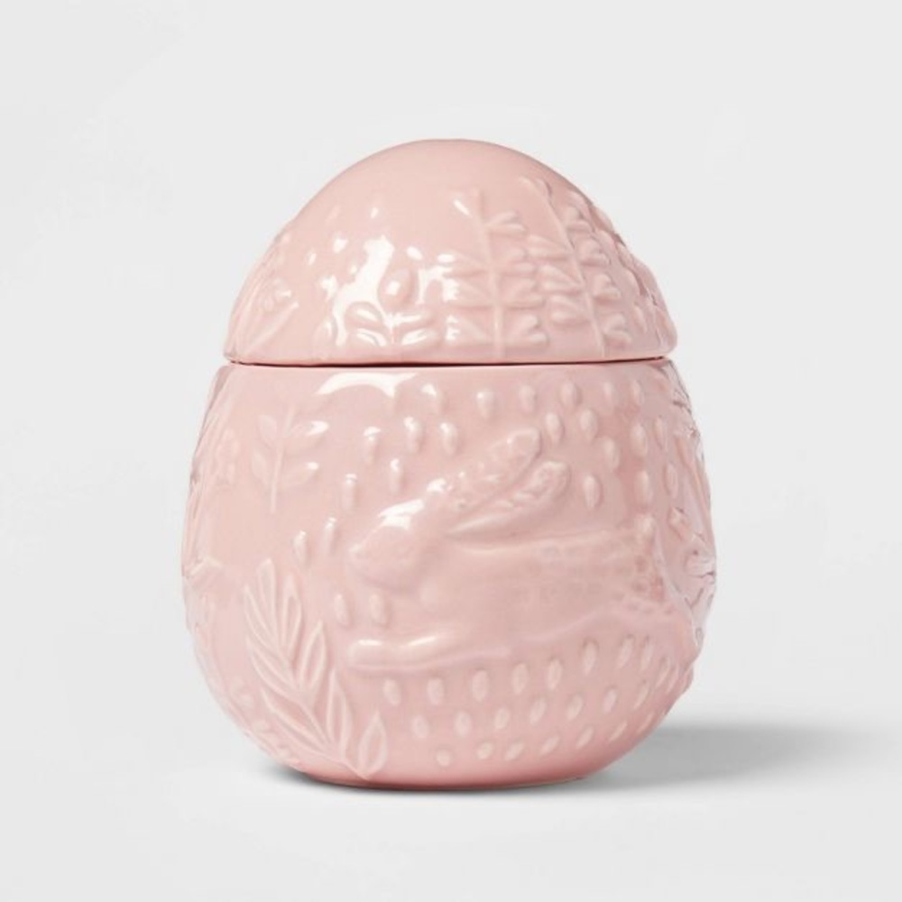 Threshold Easter Egg Candle in Pink-NWT
